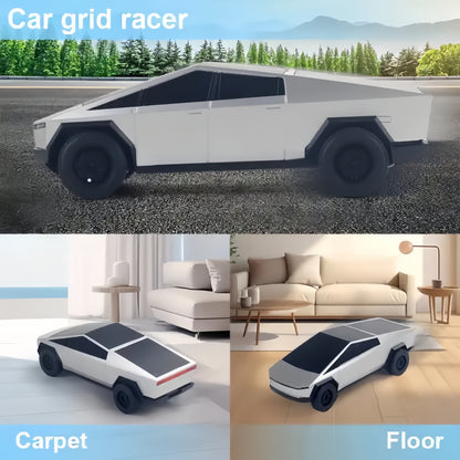 RC Cybertruck with Seamless Plug-in Recharge, 1.5 Hours Play-time, and Refined Alignment